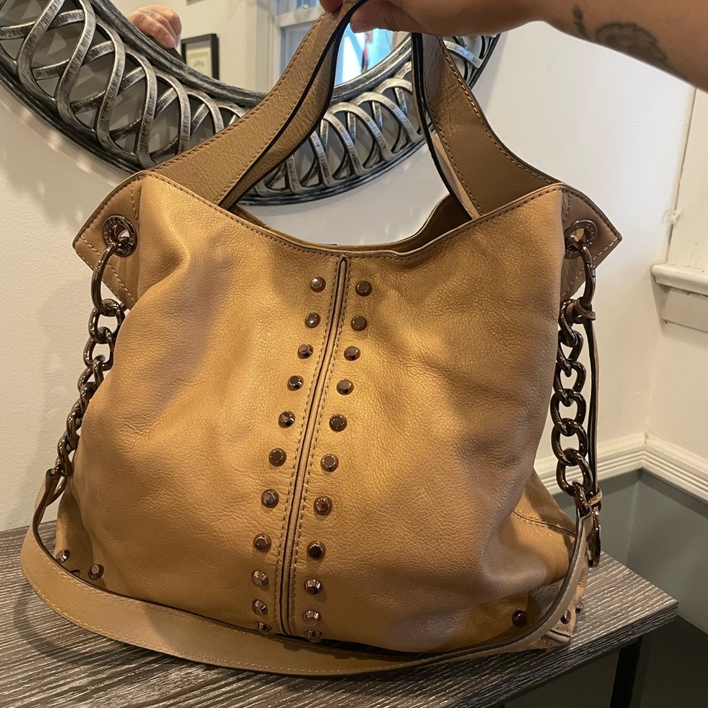 Michael Kors Uptown Astor Studded Tote